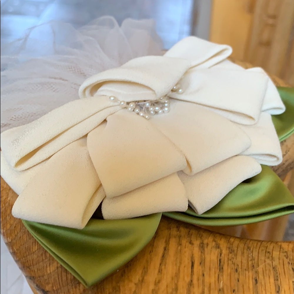 Vintage 50’s bridal/wedding  veil headpiece